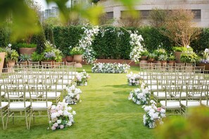 Outdoor wedding area - The Royal Garden Kowloon East (Sai Kung)