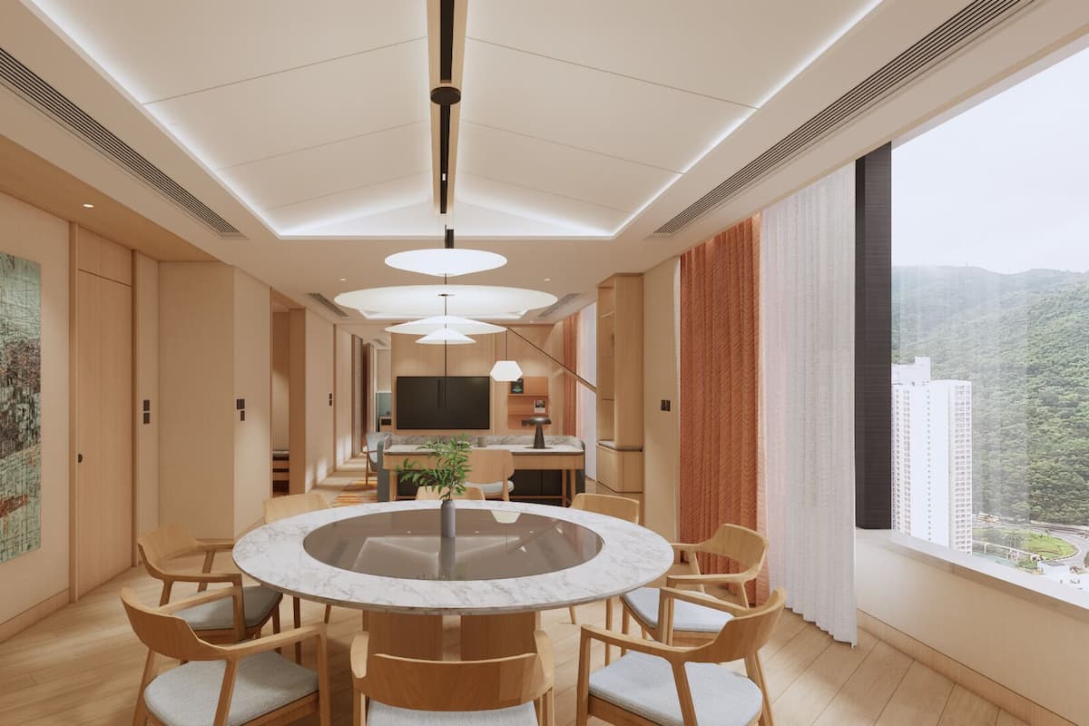 Luksus-studiosuite, byutsikt | Minibar, safe på rommet, skrivebord og blendingsgardiner