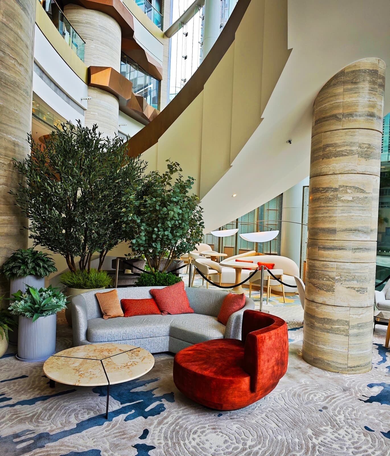 Lobby sitting area
