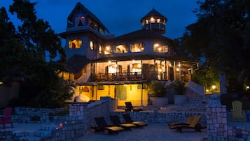 Front of property - evening/night
