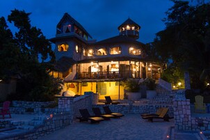 Front of property - evening/night