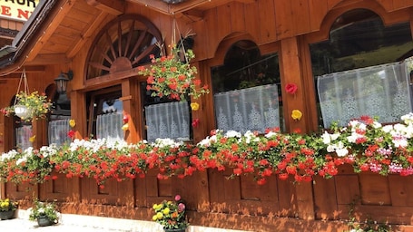 Majoituspaikan julkisivu