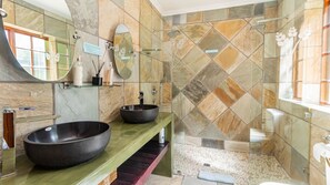 Executive Cottage, 1 King Bed, Accessible, Terrace | Bathroom sink - Cap Serein Guest House (Cape Town)