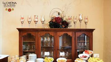 Daily buffet breakfast (USD 28 per person)
