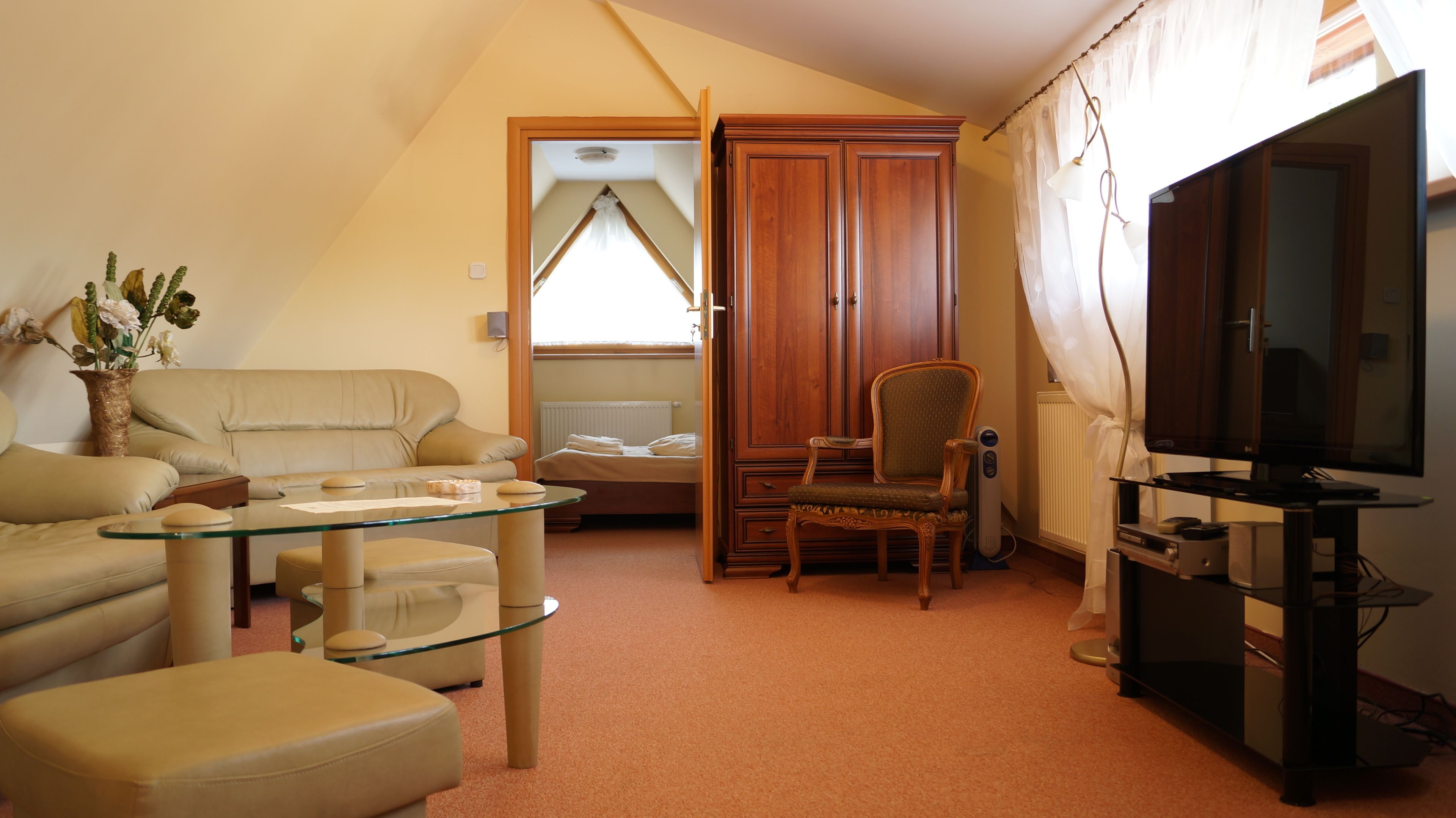 Premium-Apartment, Bergblick | Wohnbereich