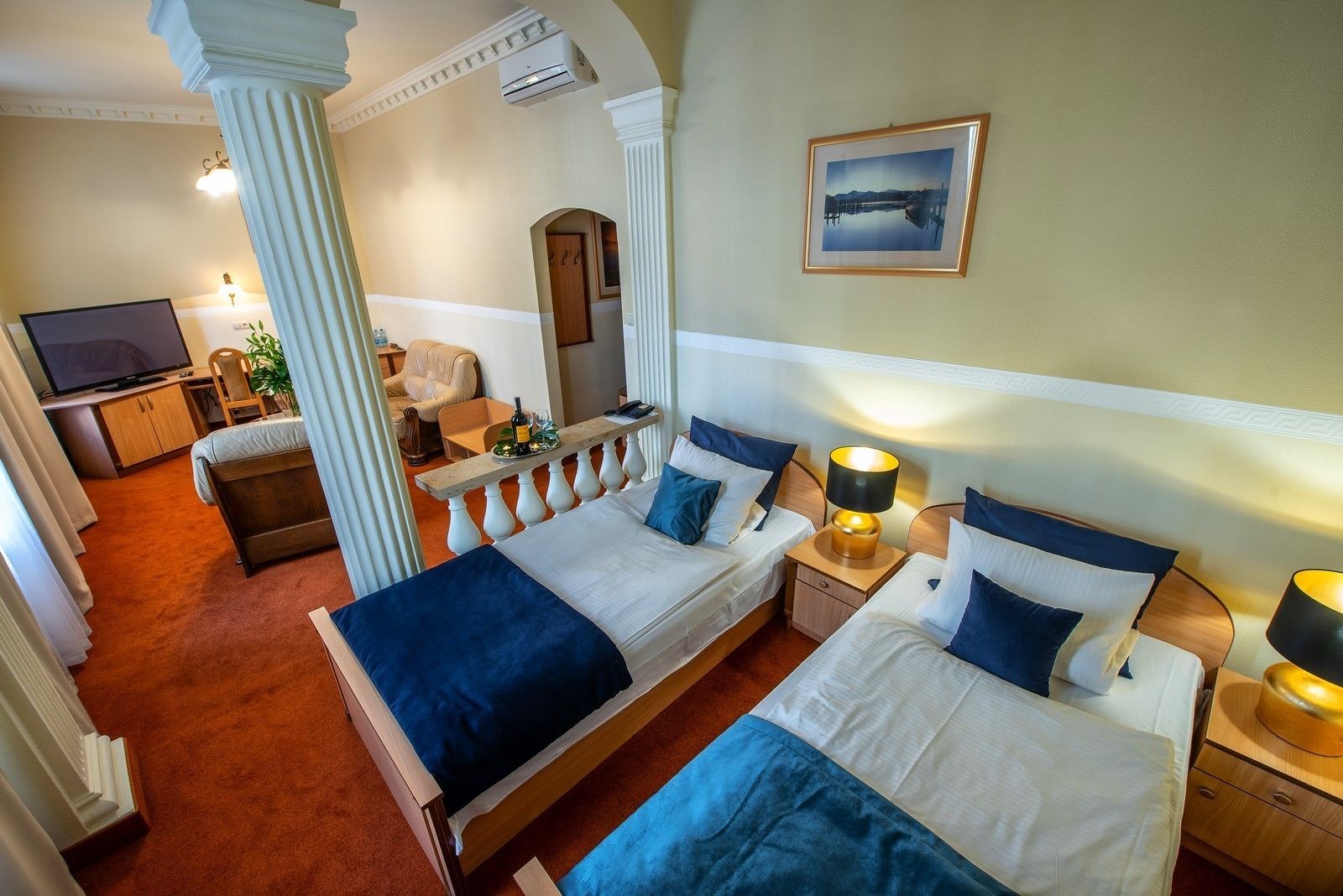 double or twin room | 1 bedroom, hypo-allergenic bedding, select comfort beds, minibar