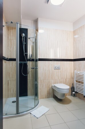 Classic Double or Twin Room | Bathroom | Shower, free toiletries, hair dryer, towels