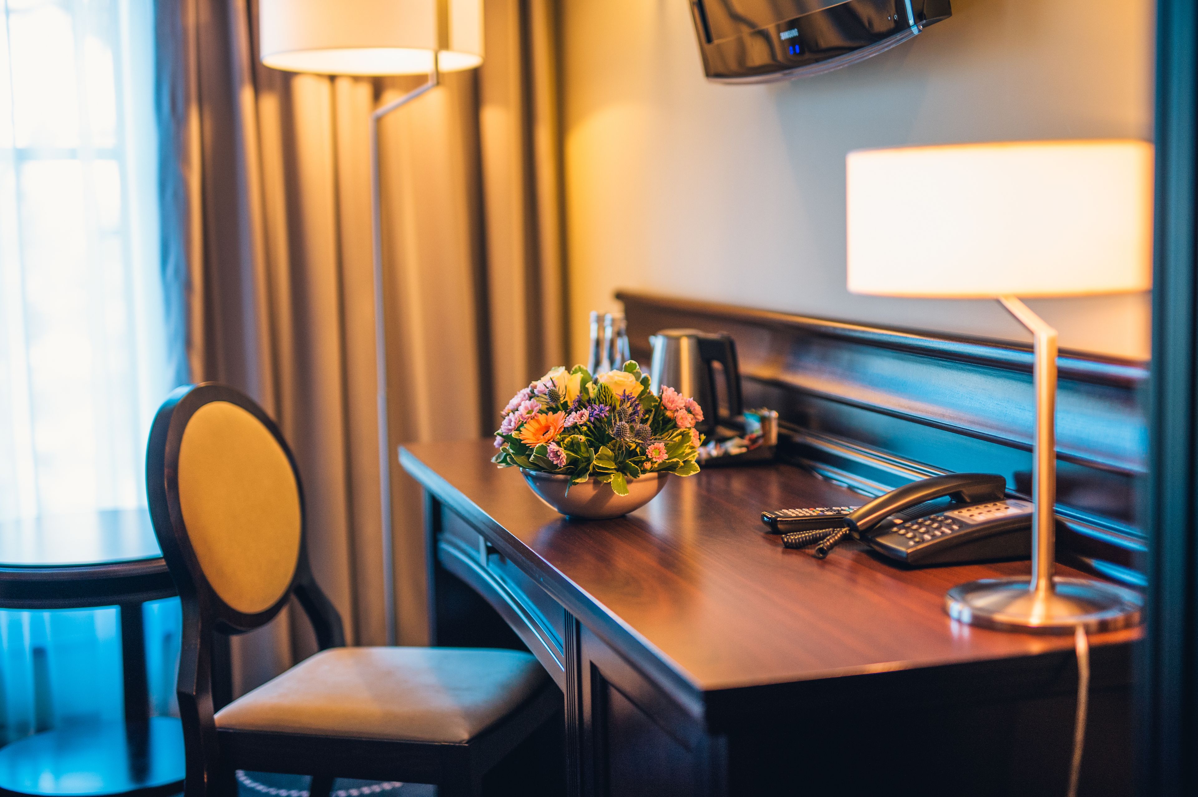 Minibar, in-room safe, desk, blackout drapes