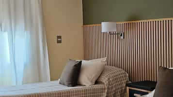 Premium bedding, down duvets, in-room safe, individually decorated