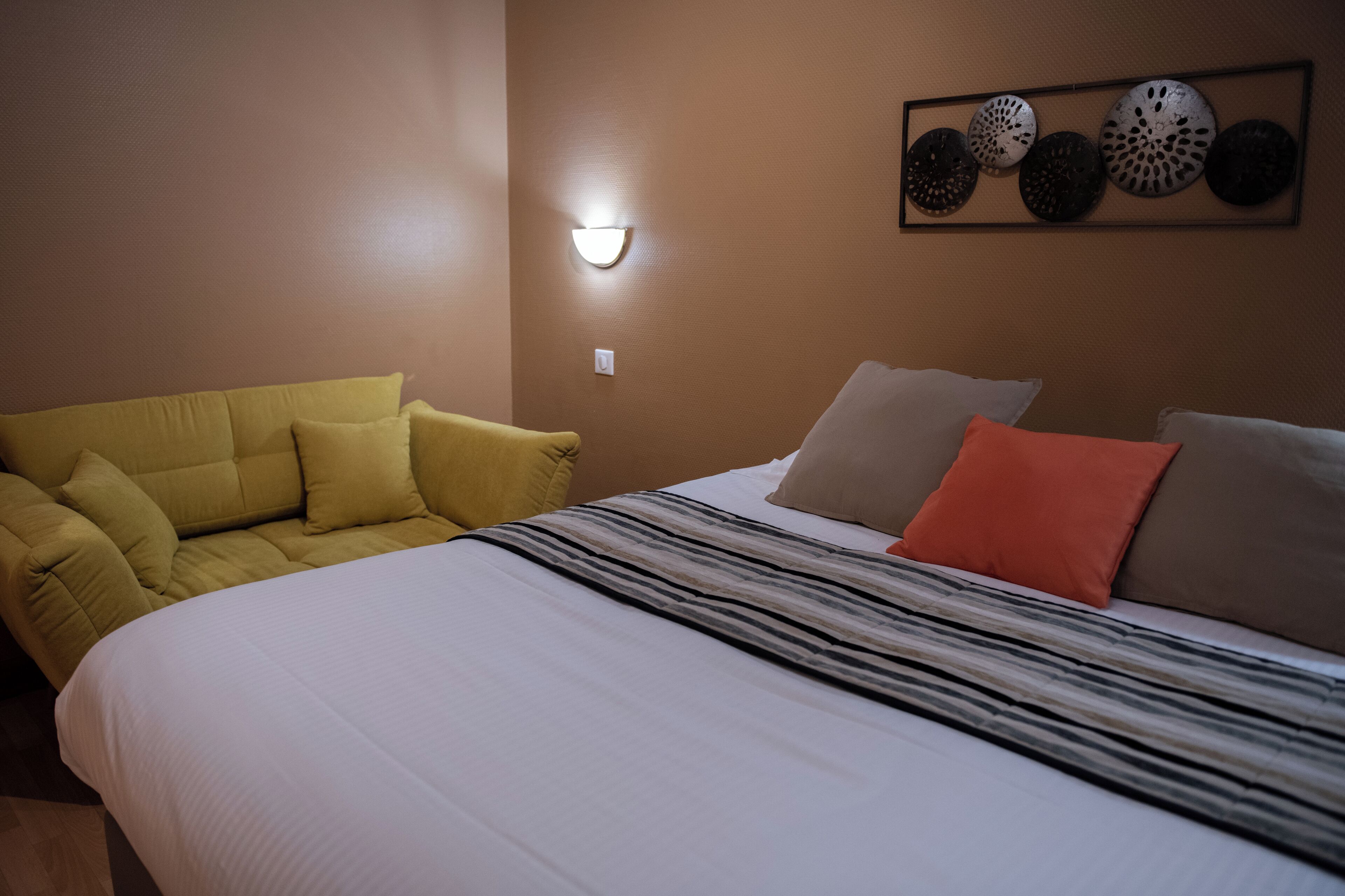 comfort triple room | premium bedding, select comfort beds, in-room safe, desk