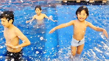 Seasonal outdoor pool, open 10:00 AM to 8:00 PM, free cabanas