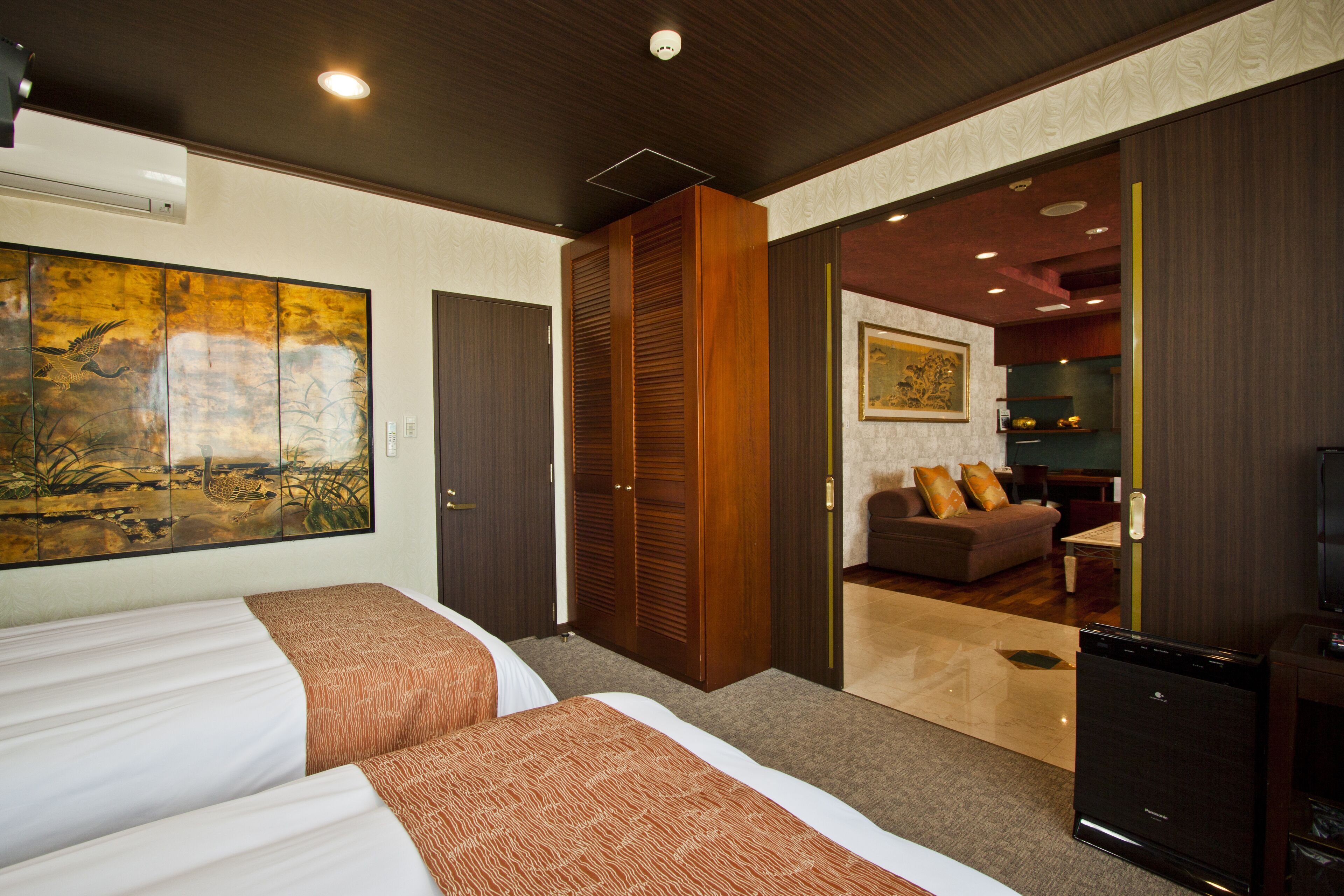 Junior Suite Room, Non smoking | Desk, laptop workspace, blackout curtains, iron/ironing board