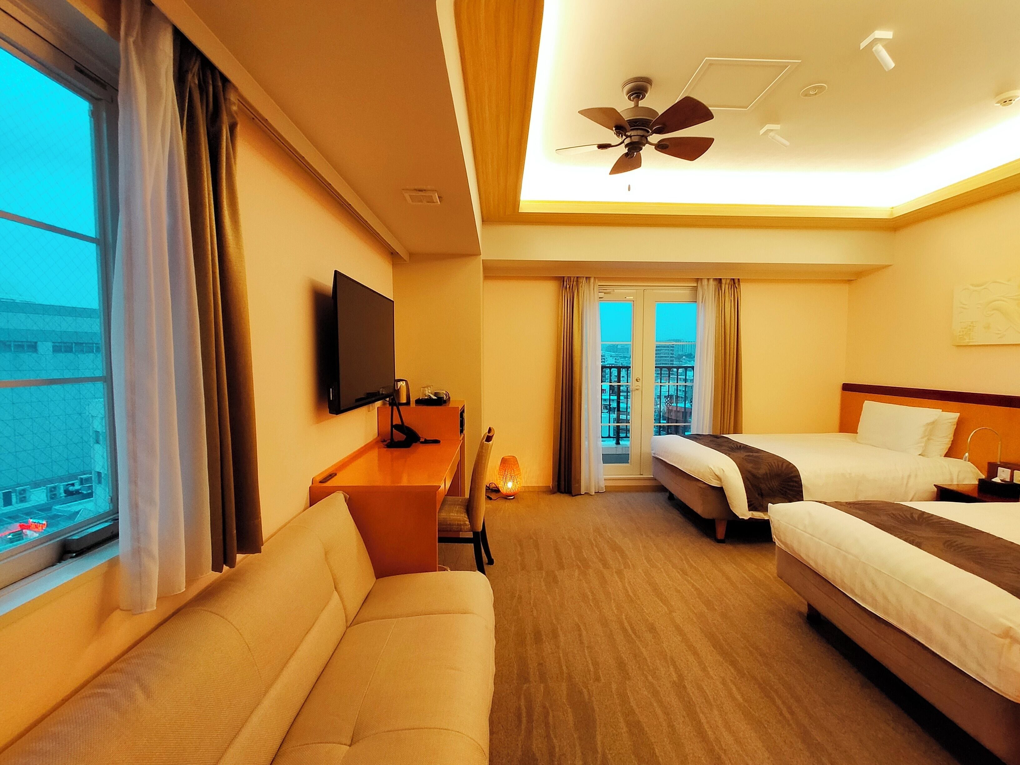 ram deluxe room (3 people use & sofa bed is only available for the 3rd) | 1 bedroom, desk, laptop workspace, blackout curtains