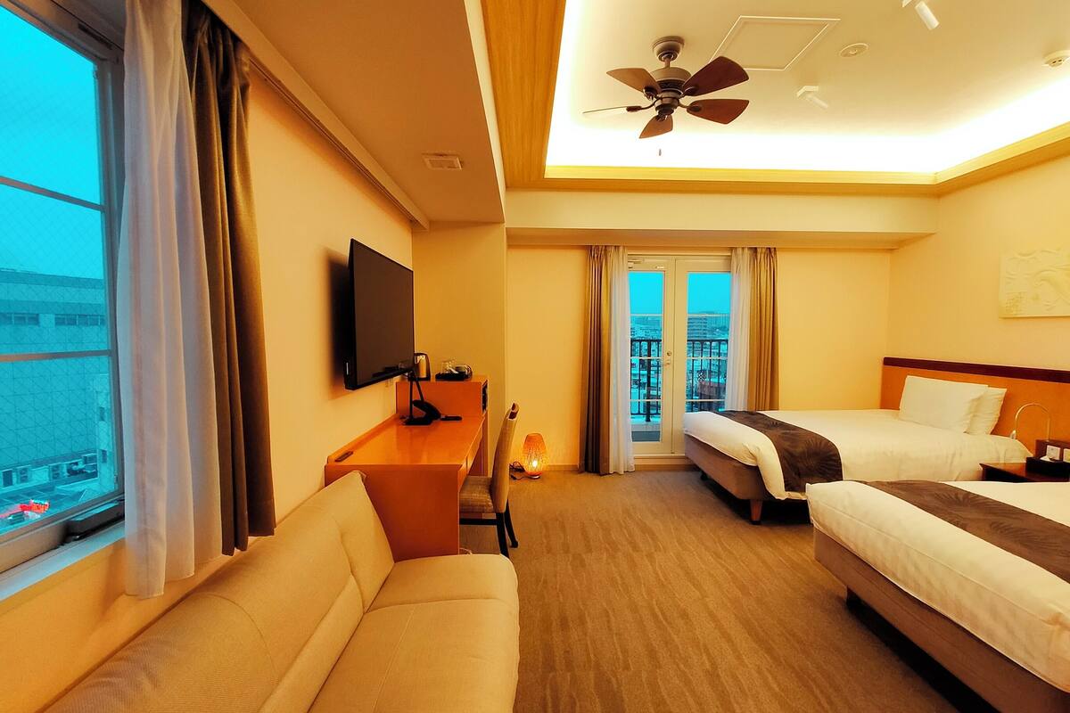 ram deluxe room (3 people use & sofa bed is only available for the 3rd) | 1 bedroom, desk, laptop workspace, blackout curtains