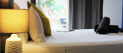 Deluxe Twin kamer | Een strijkplank/strijkijzer, gratis wifi, beddengoed