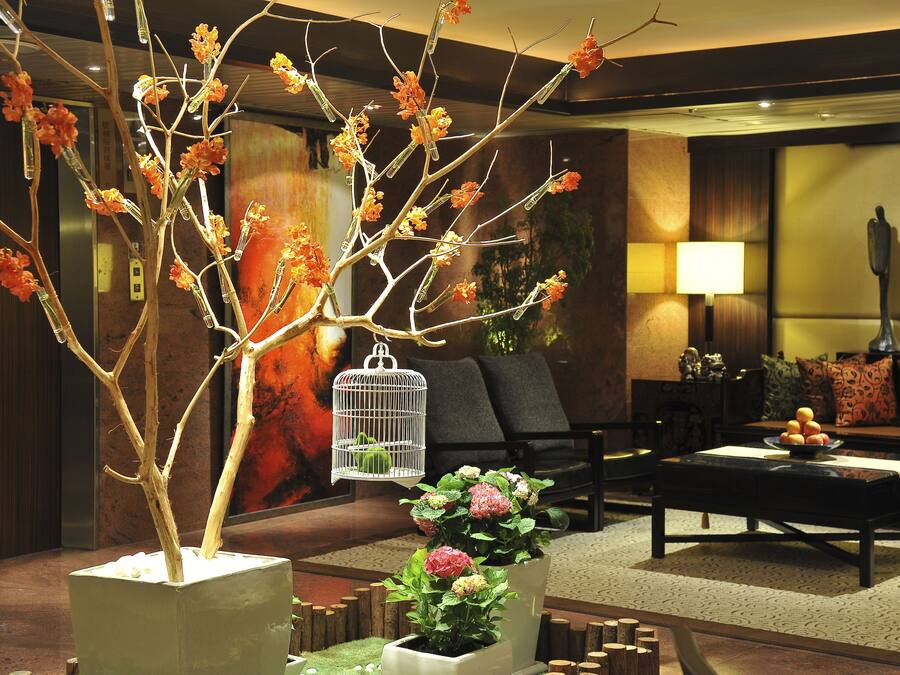 Coin salon dans le hall