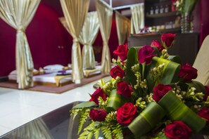 Salas de tratamiento para parejas, tratamientos corporales, aromaterapia