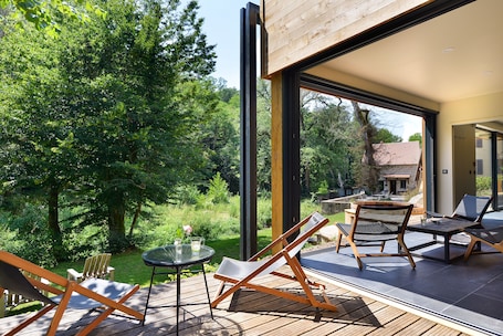 Sun deck. Moulin des Templiers Hôtel & SPA