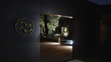 Front of property - evening/night