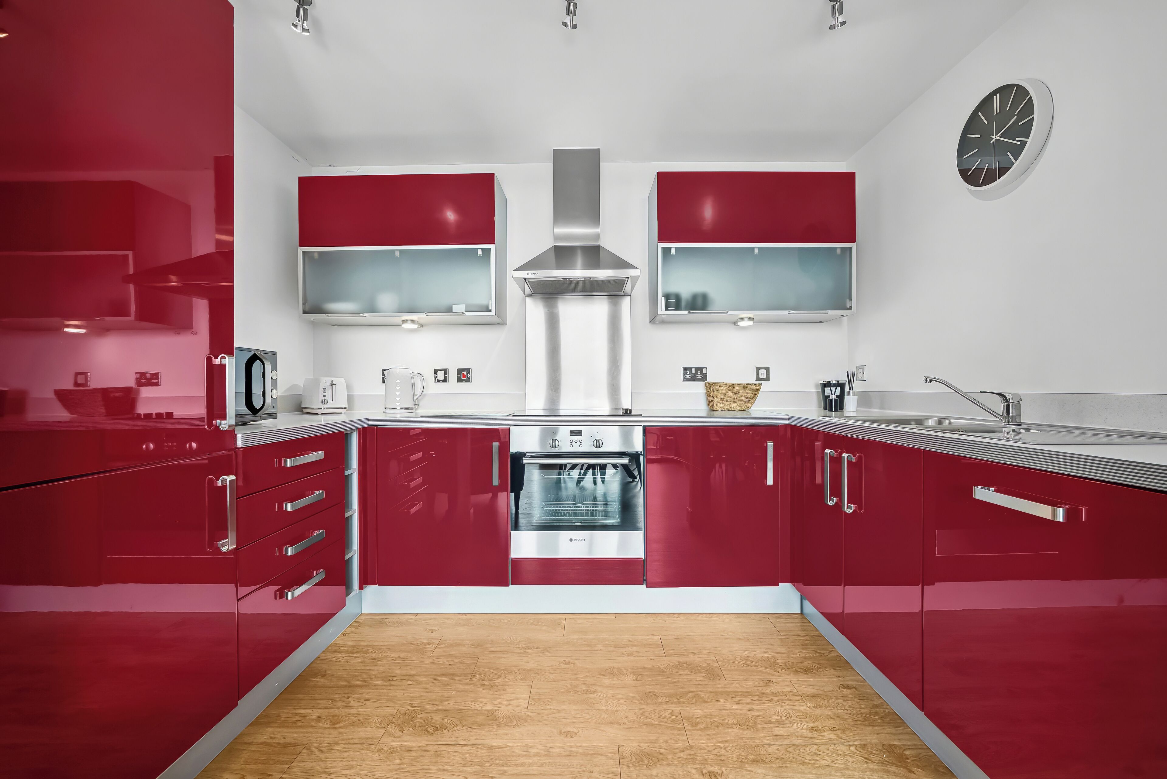 City Apartment, 1 Double Bed, City View | Private kitchen