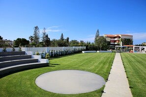 Outdoor wedding area
