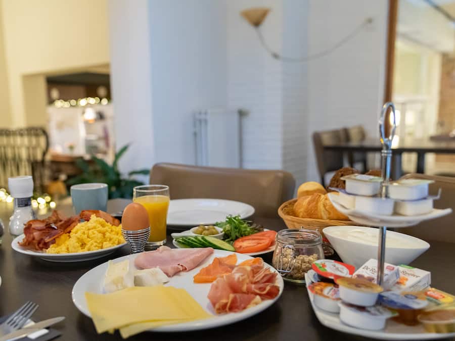 Daily local cuisine breakfast (EUR 12.50 per person)
