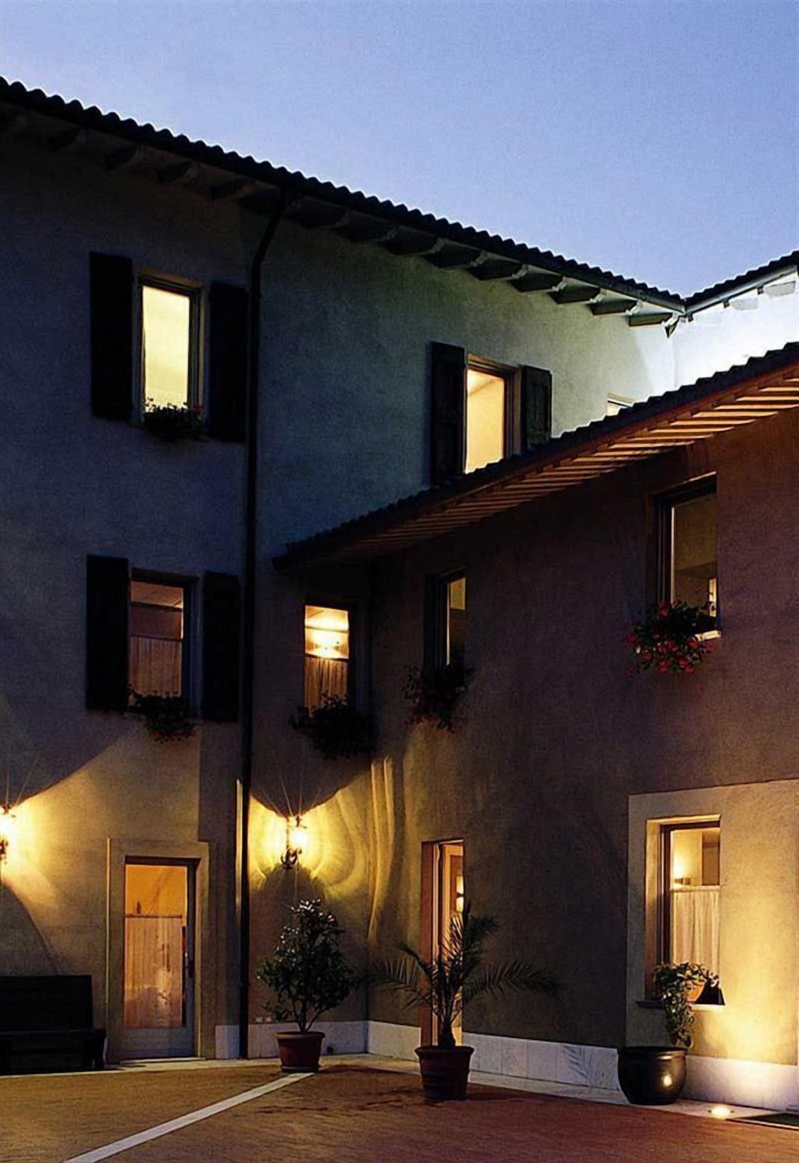 Front of property – evening/night