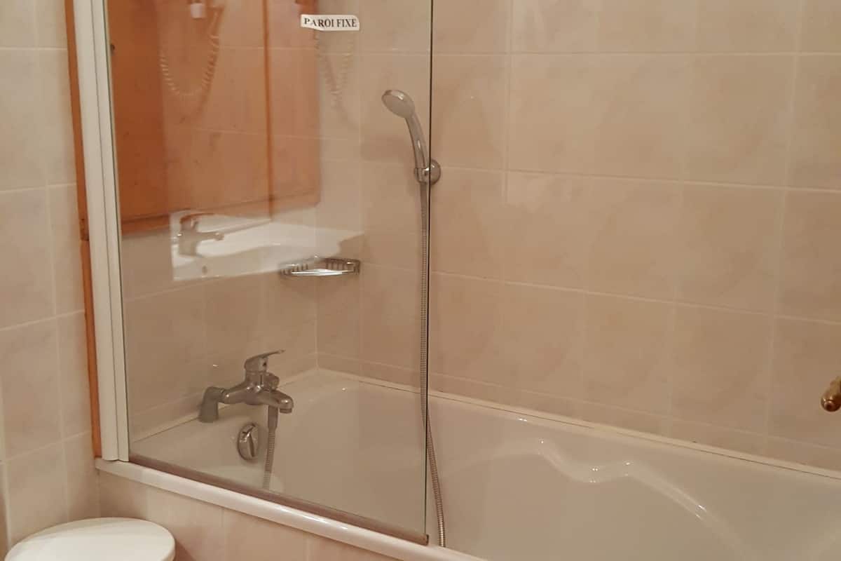 Free toiletries, hair dryer, towels