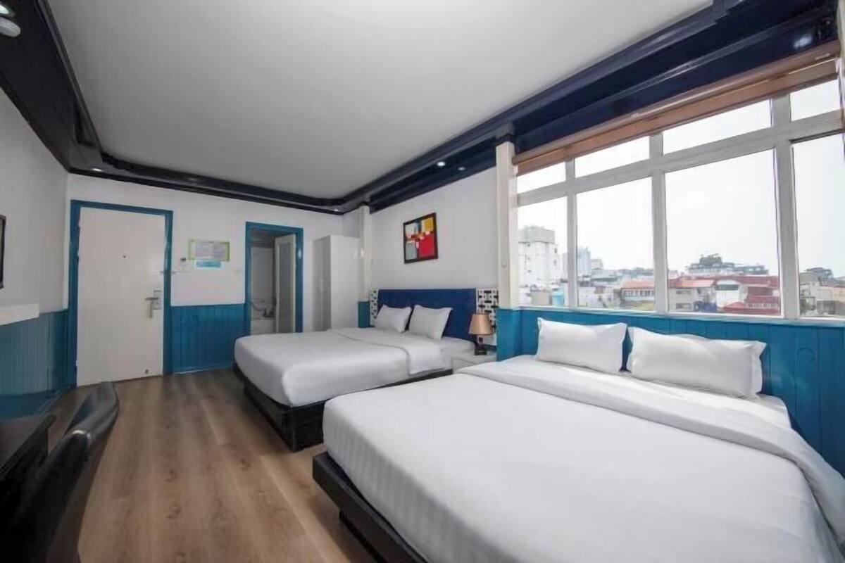 1 chambre, literie de qualité supérieure, couette en duvet d'oie