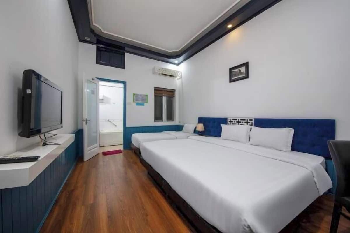 1 chambre, literie de qualité supérieure, couette en duvet d'oie