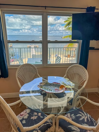 Suite 10 Not Pet-Friendly | Living area | TV. Sunset Cove Beach Resort