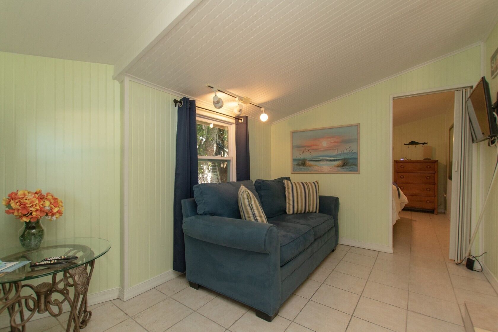 paradise | living area | tv