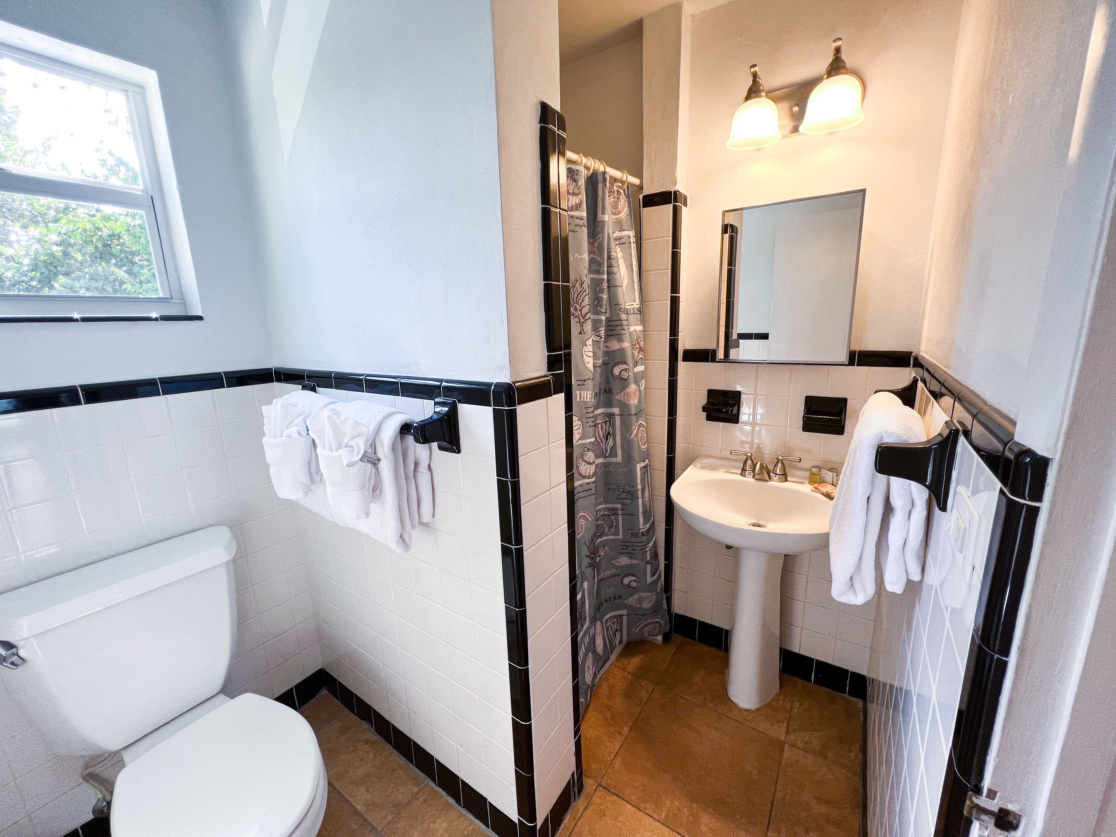 suite 10 not pet-friendly | bathroom | shower, towels
