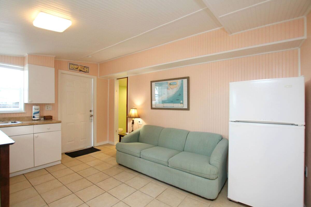 beach cottage | living area | tv