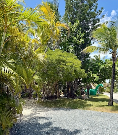 Cottage 8A | Courtyard view. Sunset Cove Beach Resort