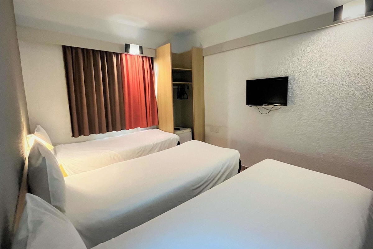 Standard Twin Room, 3 Twin Beds | Minibar, blackout drapes, free WiFi, bed sheets