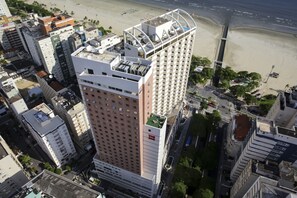 Na praia