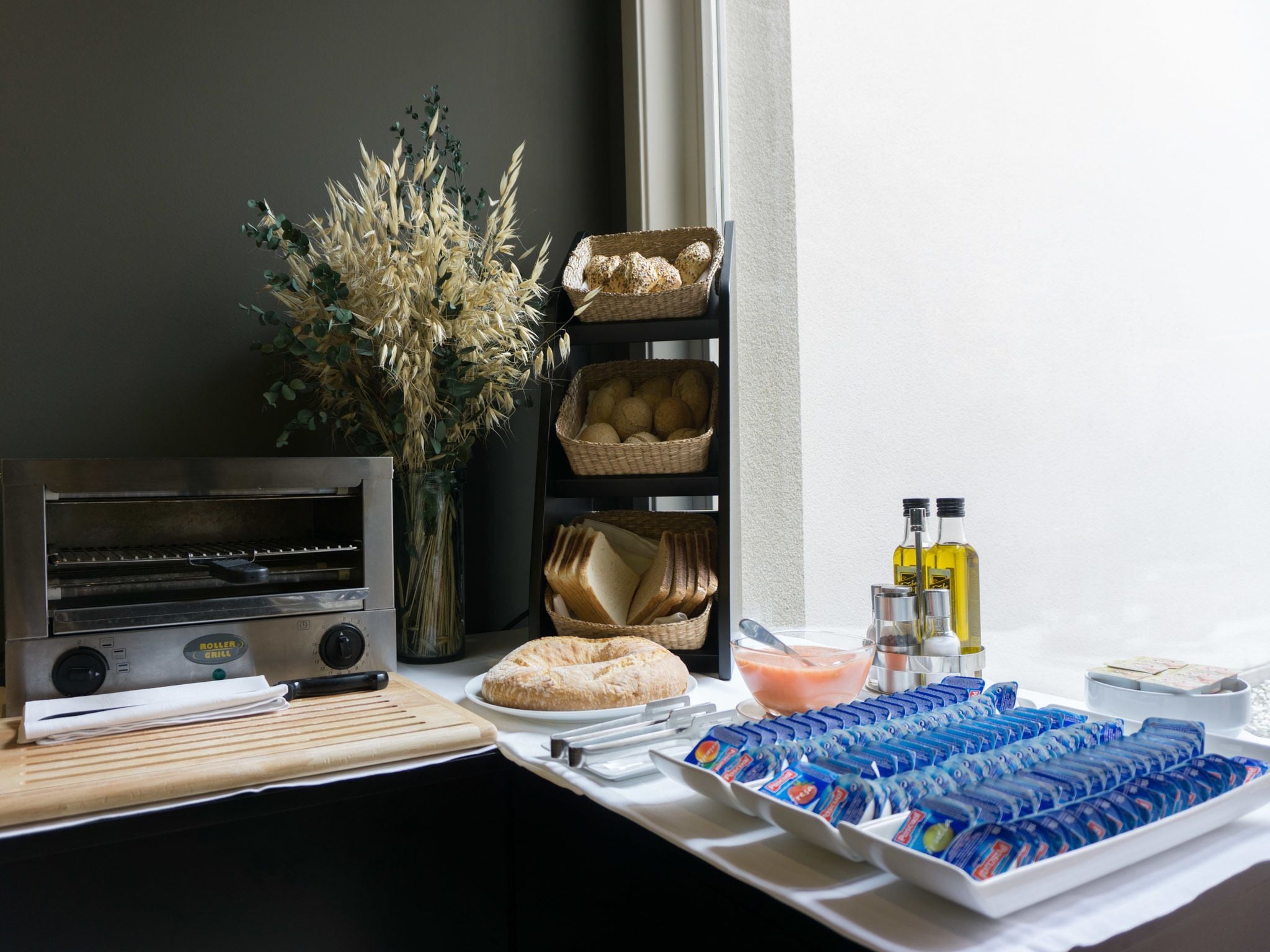 Daily to-go breakfast for a fee