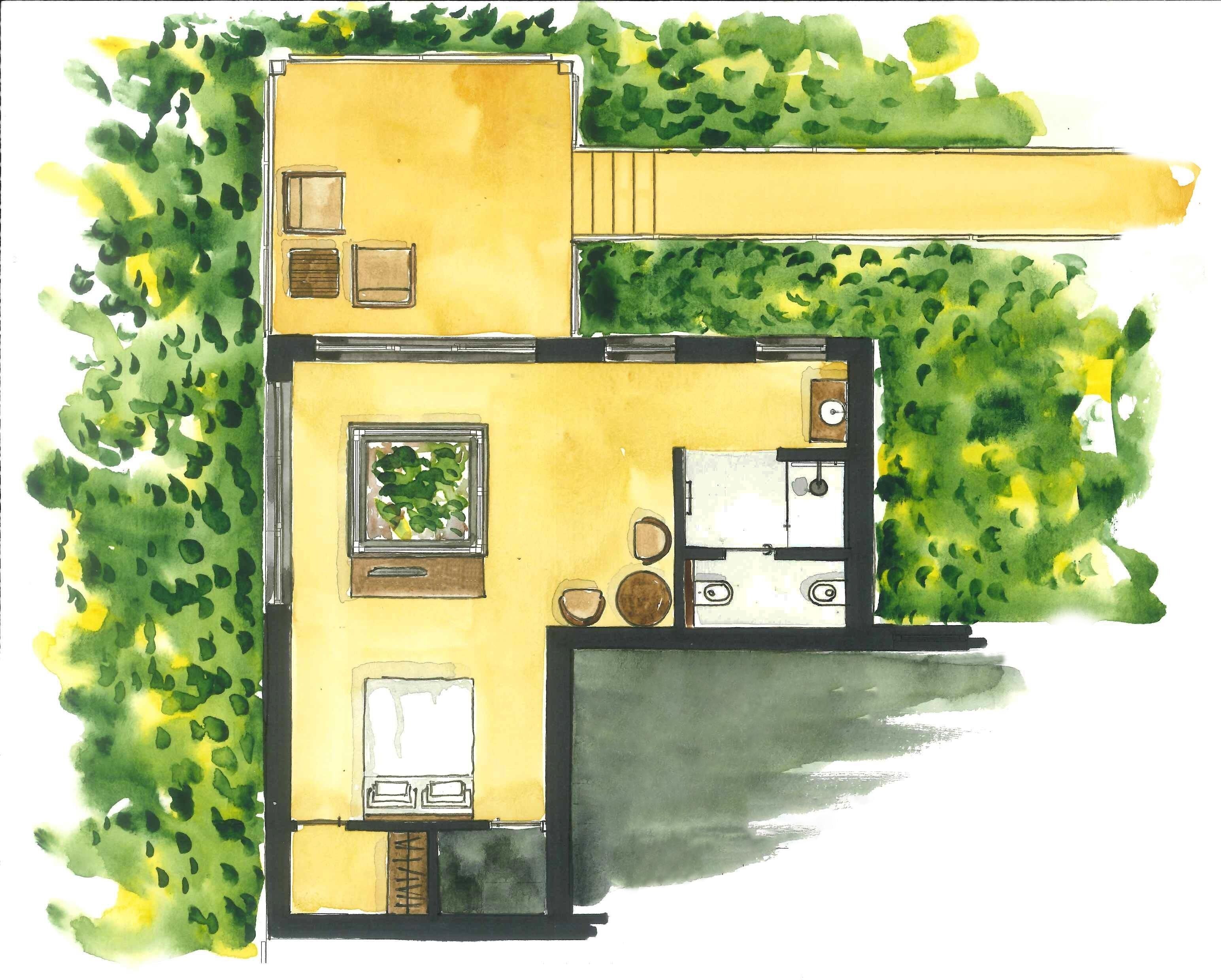 oliveto | 1 bedroom, minibar, in-room safe, desk