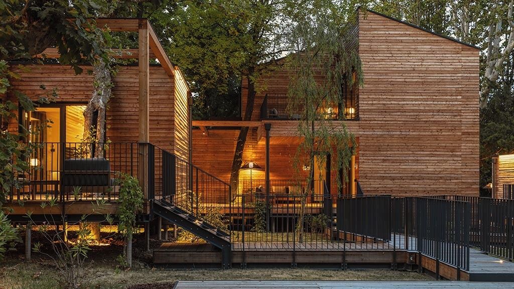 Blick auf den Garten