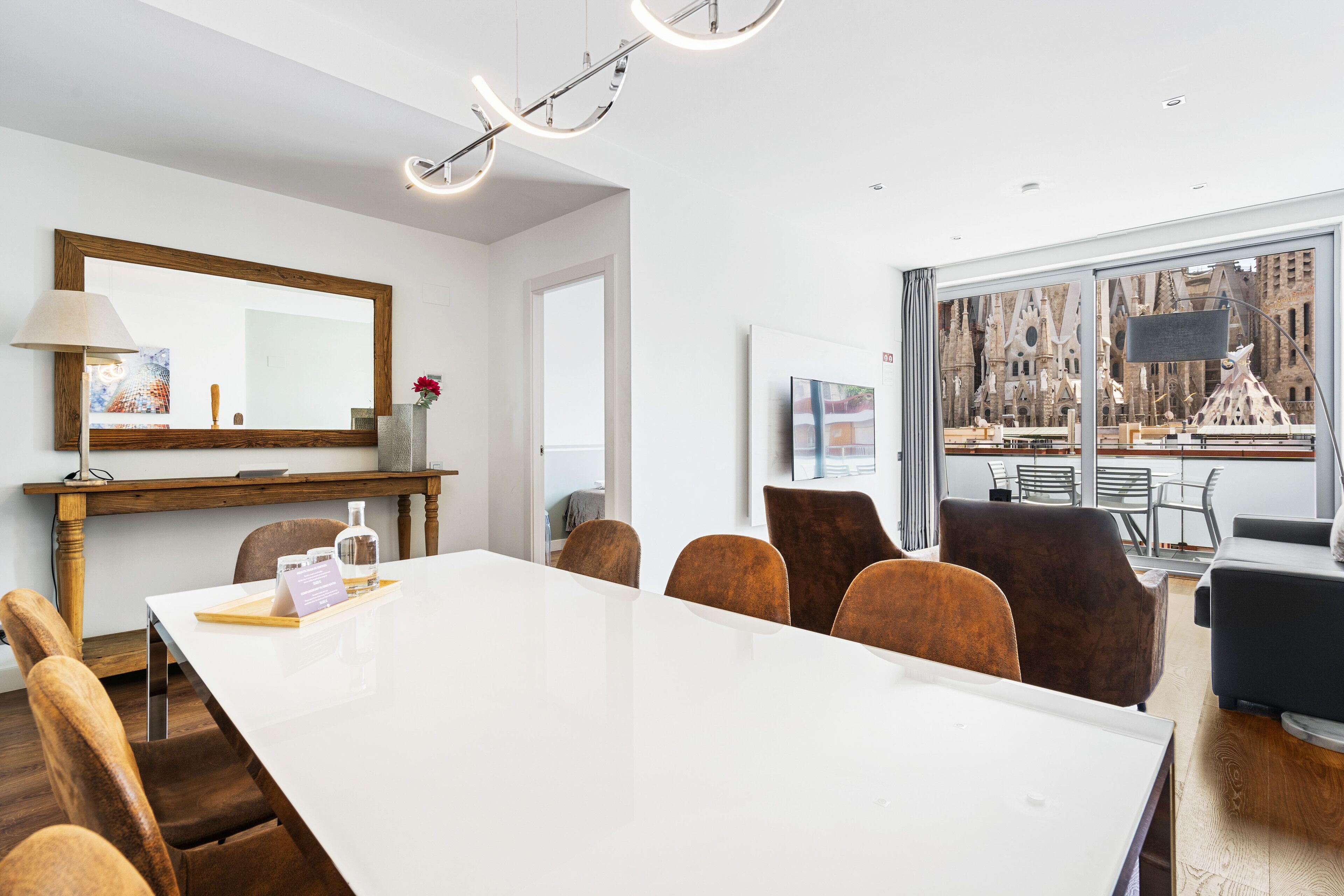 Superior Apartment, 4 Bedrooms, City View | Living area | 32-inch flat-screen TV with satellite channels, LCD TV, DVD player