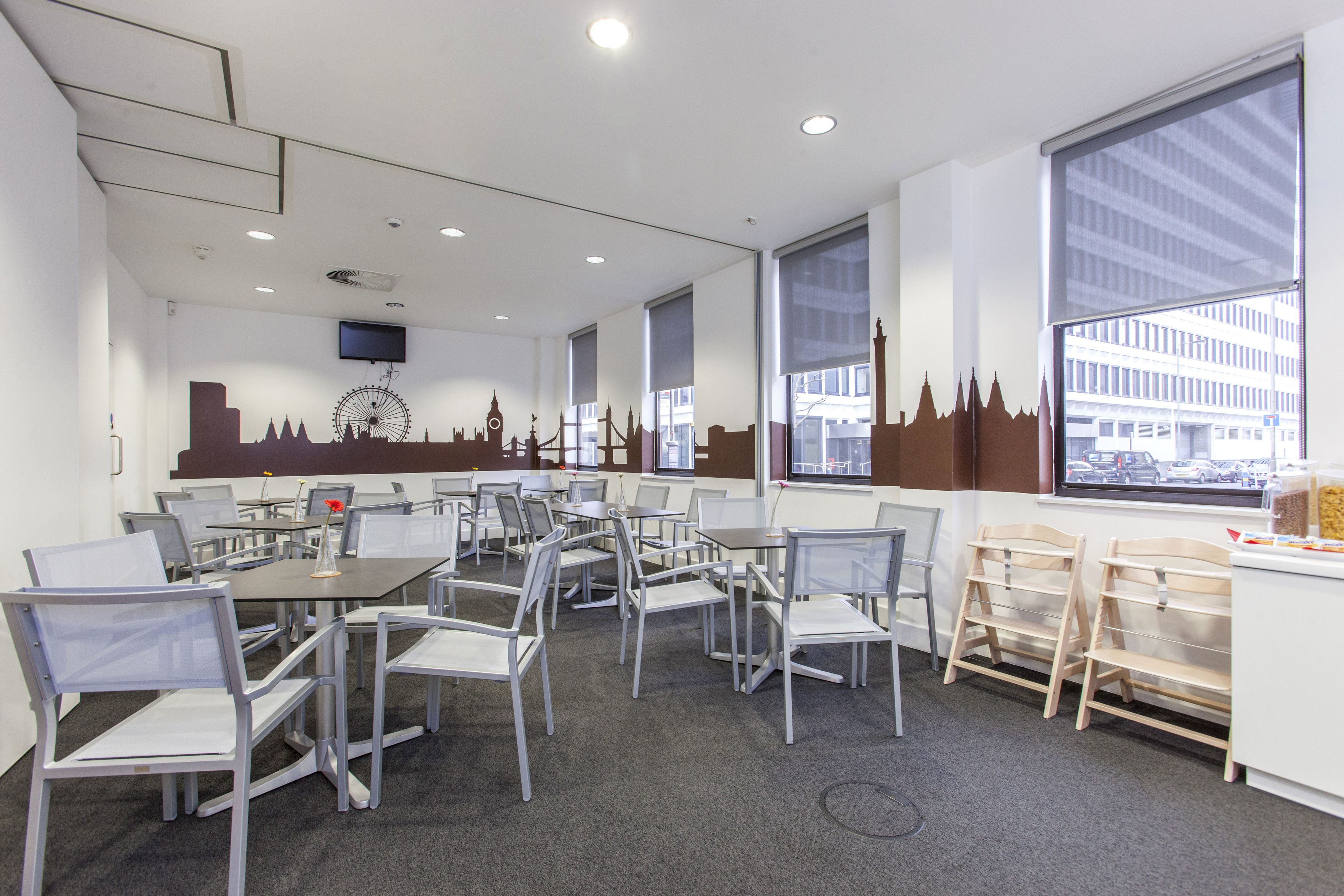 daily buffet breakfast (gbp 6.50 per person)