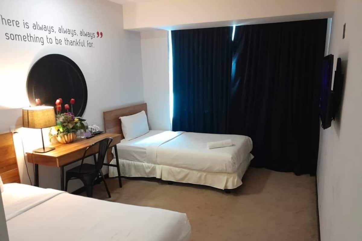 In-room safe, desk, blackout curtains, iron/ironing board