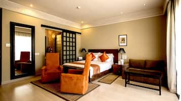 Ropa de cama de alta calidad y minibar