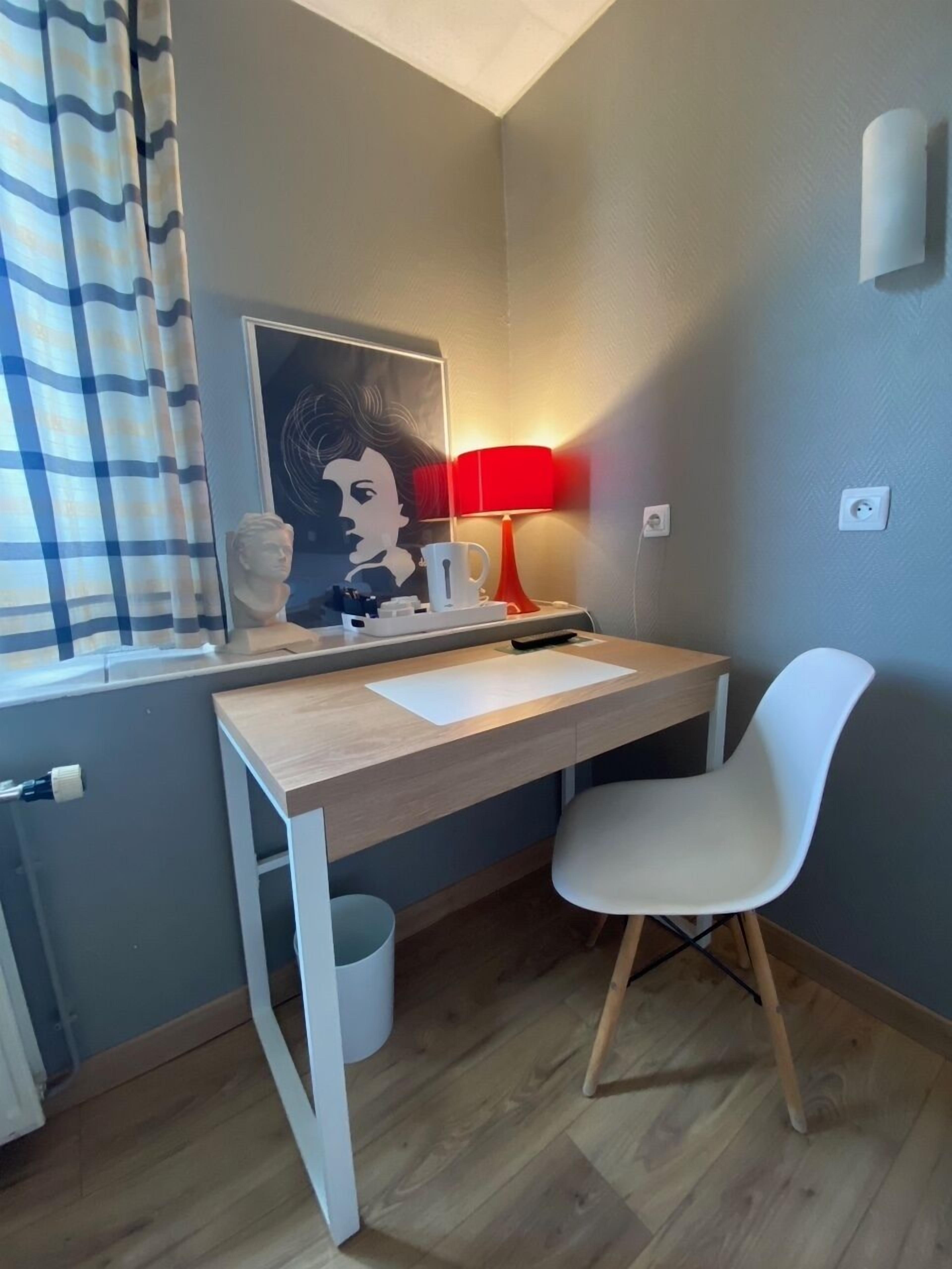 comfort double room (large) | individually decorated, desk, blackout curtains, soundproofing