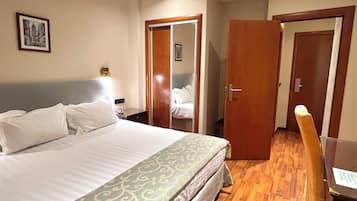 In-room safe, desk, soundproofing, rollaway beds