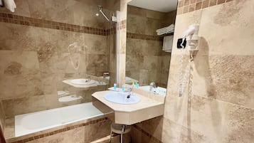 Free toiletries, hair dryer, towels, soap