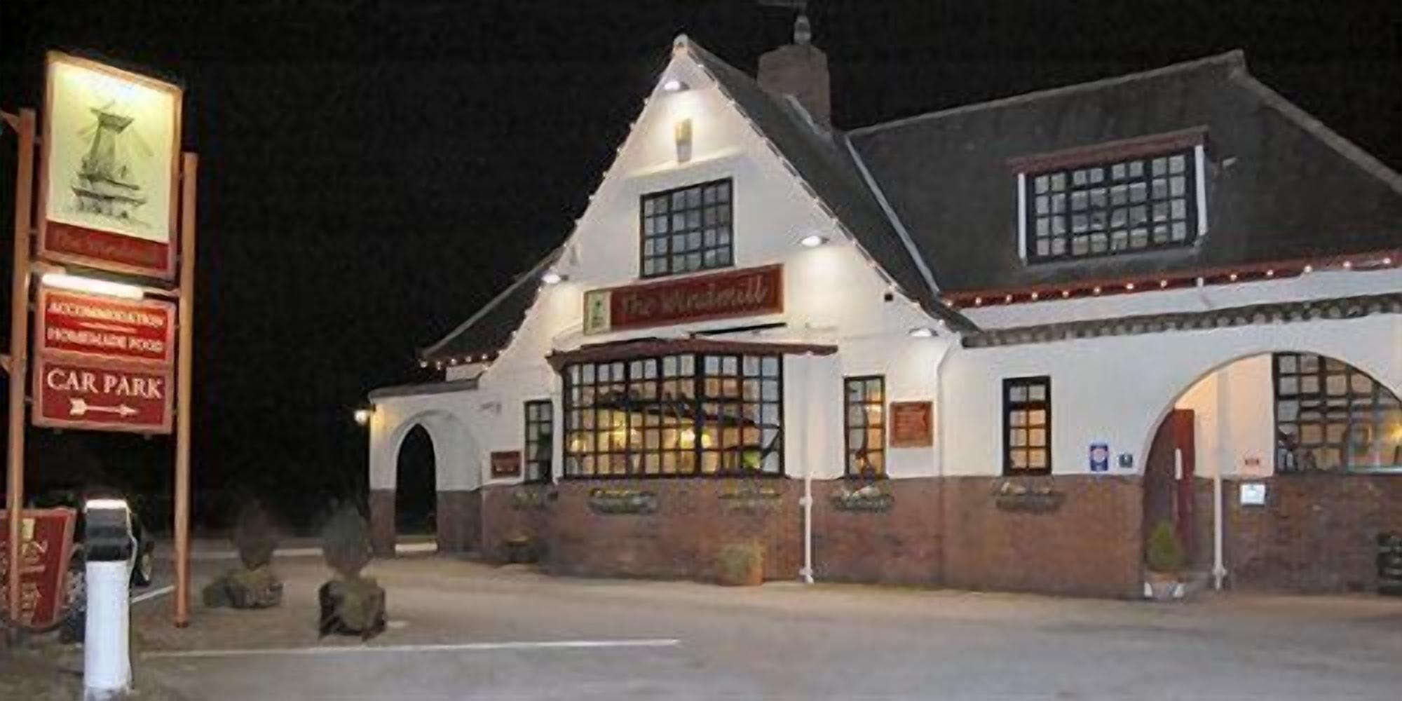 Front of property – evening/night