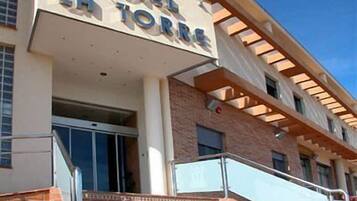 Majoituspaikan sisäänkäynti