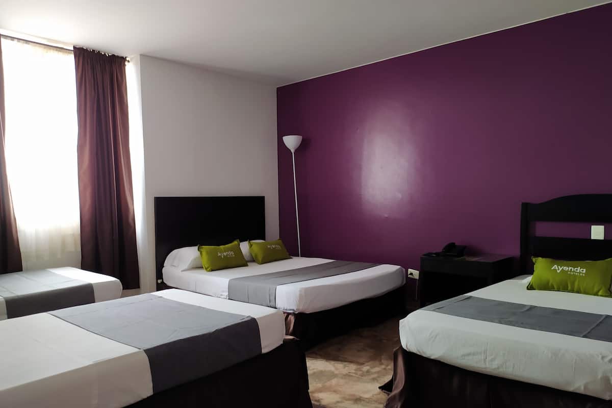 Quadruple Room | Desk, iron/ironing board (on request), free WiFi, bed sheets